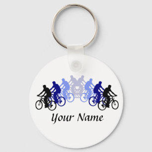 Porte-clés Personnaliser avec votre nom Vélo, Vélo, Vélo,