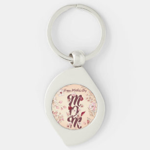 Porte-clés Personnaliser Joyeux Fête des Mères Maman Chaleure