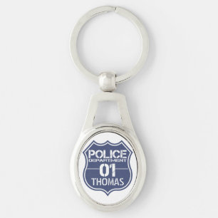 Porte-clés Personnalisez le bouclier 01 de Département de