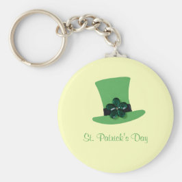Porte-clés Personnalisez le casquette vert pour la Saint Patr