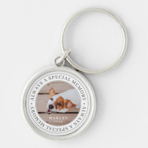 Porte-clés Pet Memorial Toujours une mémoire spéciale Photo
