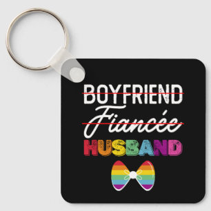 Porte-clés Petit ami Fiancé Mariage gay Marié LGBTQ