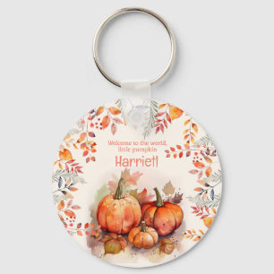 Porte-clés Petit Baby shower Citrouille Keychan