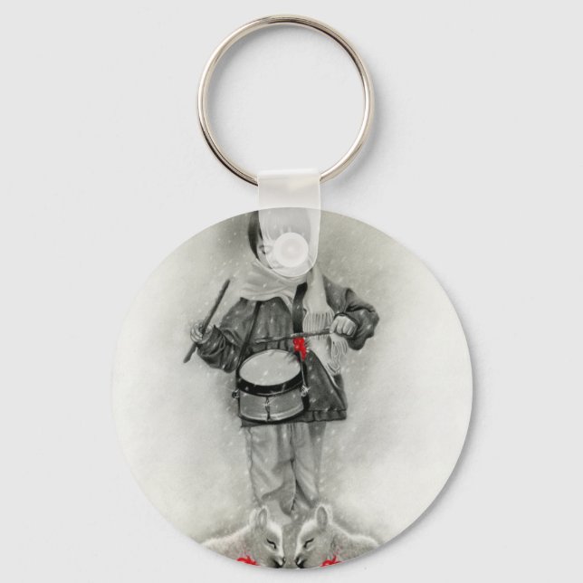 Porte-clés Petit batteur garçon Porte - clé (Recto)