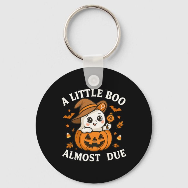 Porte-clés Petit Bois Est Presque Dû Halloween Grossesse Reve (Recto)