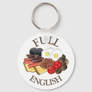 Porte-clés Petit déjeuner anglais complet Royaume-Uni Cuisine