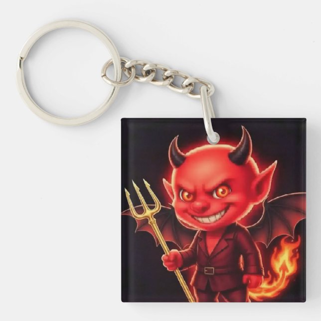 Porte-clés Petit Diable effronté (Devant)