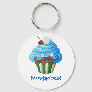 Porte-clés Petit gâteau Mustached doux