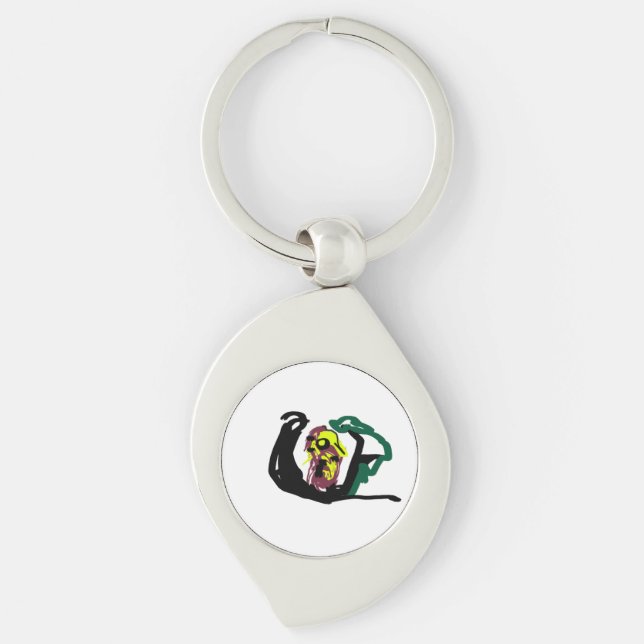 Porte-clés Petit oiseau pend (Devant)