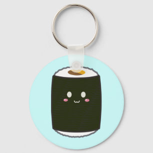 Porte-clés Petit pain de sushi de Kawaii