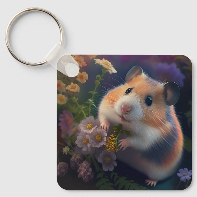 Porte-clés Petit Porte - clé Hamster Explorer (Recto)