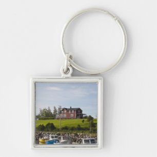 Porte-clés Petit village de pêcheurs près de Grande-Rivière,