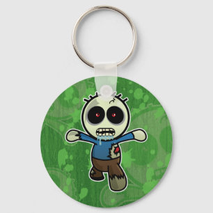 Porte-clés Petit zombi mignon de bande dessinée