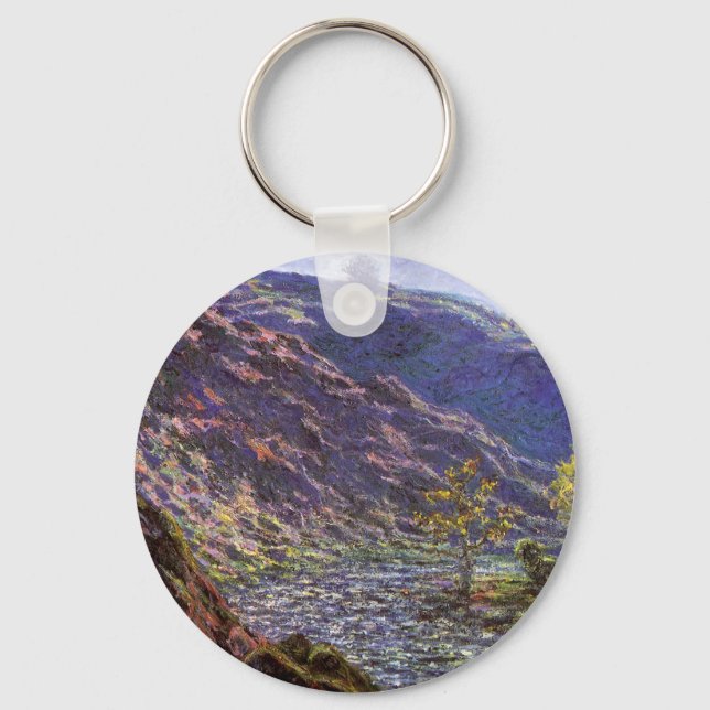 Porte-clés Petite Creuse, soleil de Claude Monet (Recto)