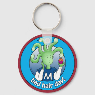 Porte-clés Petite méduse. Mauvaise Journée des cheveux !
