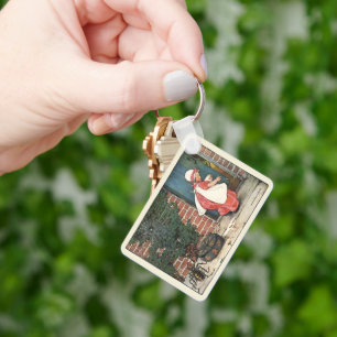 Porte-clés Petite Miss Muffet araignée comptine traditionnell
