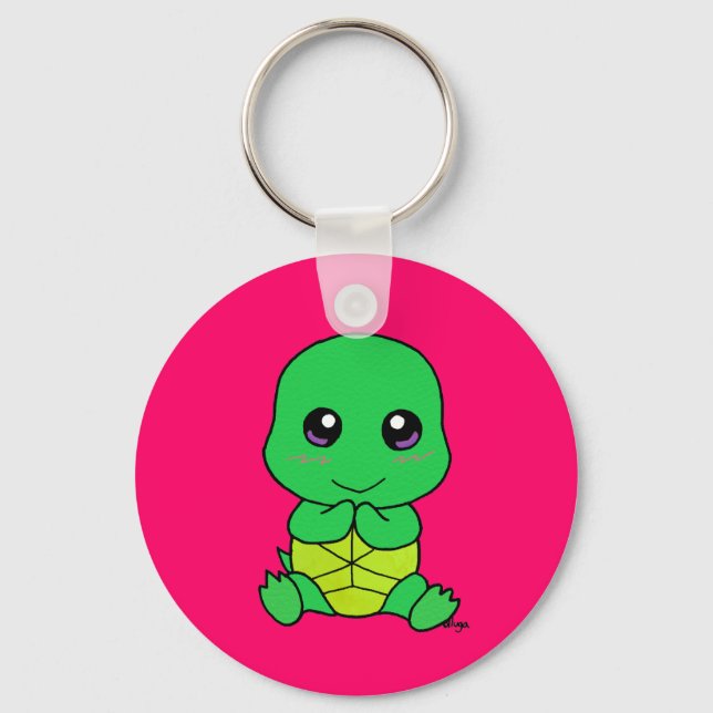 Porte-clés Petite tortue (Recto)