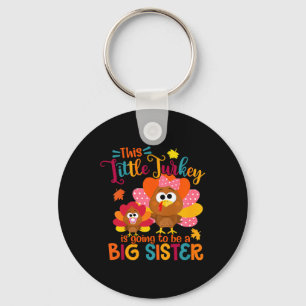Porte-clés Petite Turquie Grosse Soeur Mignonne Automne Thank