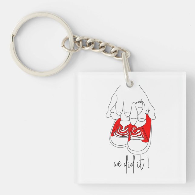 Porte-clés Petites mains et pieds minuscules prêts à éclater (Devant)