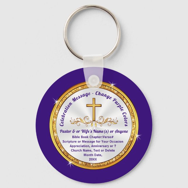 Porte-clés Petits cadeaux pour les membres de l'Église ou de  (Recto)