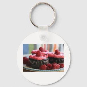 Porte-clés Petits gâteaux de framboise