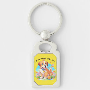 Porte-clés Petits Poches De Chiot Mignonne Grand Amour
