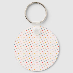 Porte-clés Petits points colorés confettis paillettes bohème