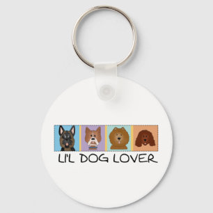 Porte-clés Petits T-shirts et cadeaux d'amoureux des chiens