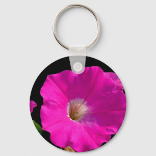Porte-clés pétunia rose