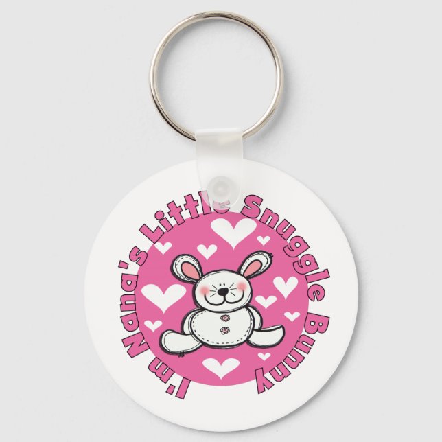 Porte-clés Peu de lapin du câlin de Nana (Recto)