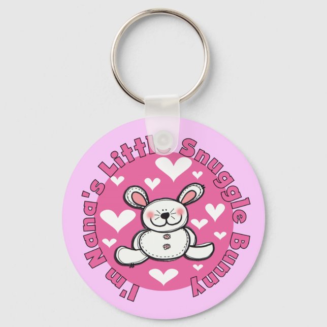 Porte-clés Peu de lapin du câlin de Nana (Recto)