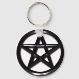 Porte-clés Pewter Pentacle porte - clé païen