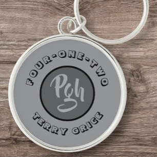 Porte-clés Pgh Sports Black Yinzer Quatre Un Deux Porte - clé