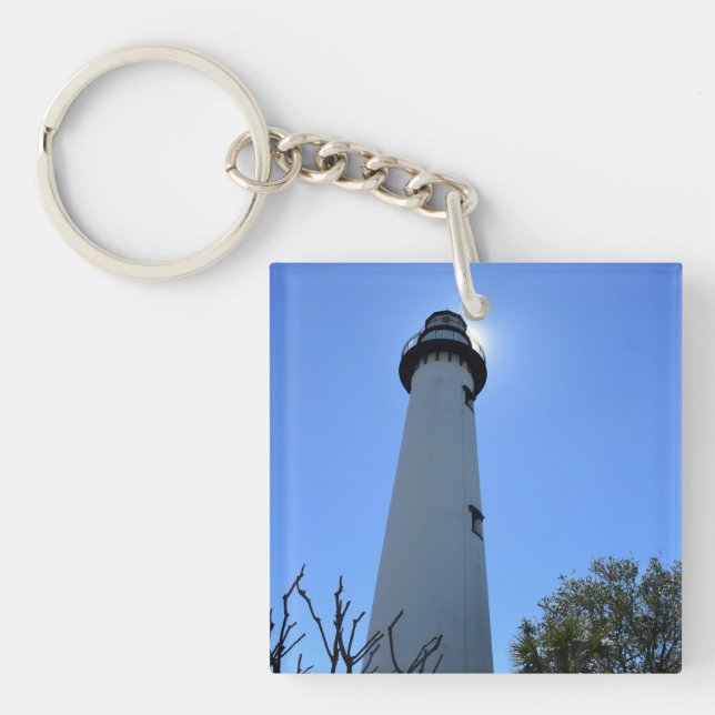 Porte-clés Phare de l'île Saint-Simons (Devant)