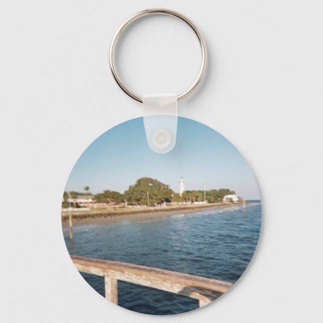 Porte-clés Phare de St. Simons Island (Recto)
