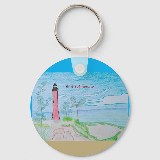 Porte-clés Phare rouge (Recto)