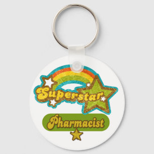 Porte-clés Pharmacien Superstar
