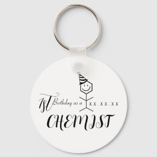 Porte-clés Pharmaciste Funny moderne Chimiste Anniversaire Ch