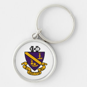 Porte-clés Phi Chi Theta Crête de couleur
