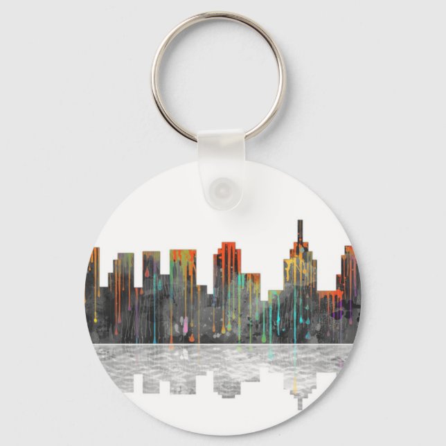 Porte-clés Philadelphie Pennsylvanie Skyline (Recto)
