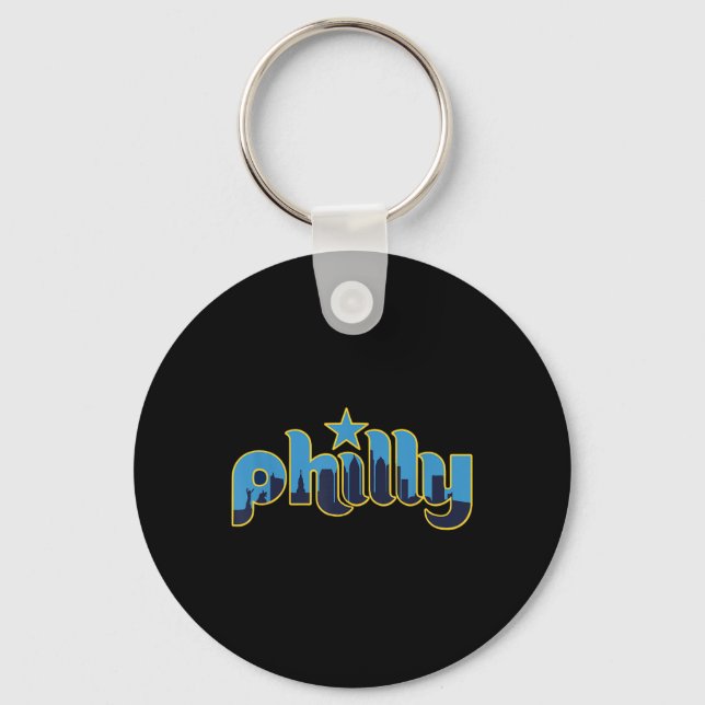 Porte-clés Philadelphie Philly - Throwback Design - Clic (Recto)
