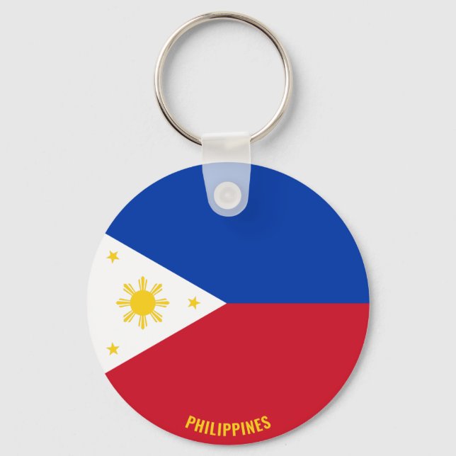 Porte-clés Philippines Drapeau charmant patriotique (Recto)
