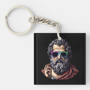 Porte-clés Philosophe cool