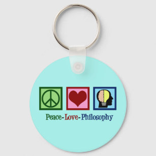 Porte-clés Philosophie de l'amour de la paix