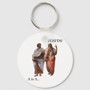 Porte-clés Philsophical Division- A is A vs FGSFDS