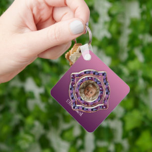Porte-clés Photo Amethyst