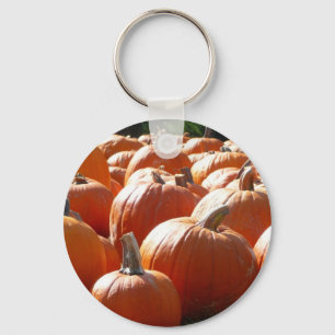 Porte-clés Photo citrouille pour automne, Halloween ou Thanks