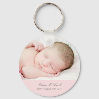 Porte-clés Photo de bébé Conserver le saké personnalisé