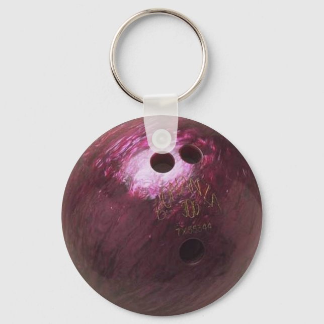Porte-clés photo de boule de bowling (Recto)