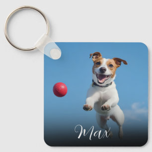 Porte-clés Photo de chien personnalisé 